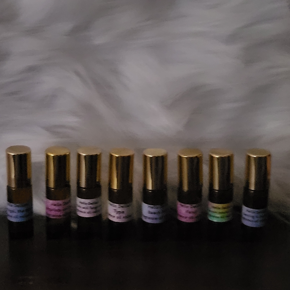 Gold-Capped Body Oil Set